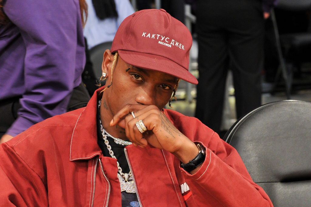 Celebrities At The Los Angeles Lakers Game