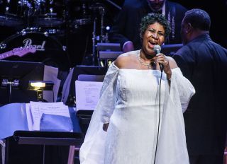 Aretha Franklin performs at the Music Center at Strathmore.