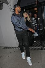Khloe Kardashian and Tristan Thompson dine at Craig's after game