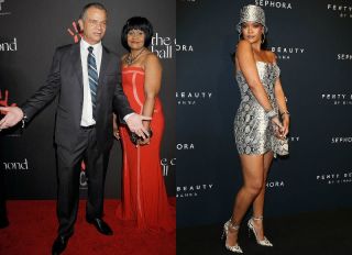 Rihanna and Ronald Fenty
