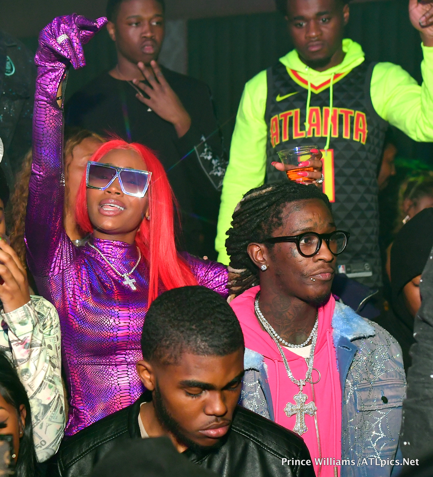 Jerrika Karlae and Young Thug Party At Elleven 45