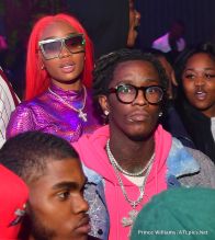 Jerrika Karlae and Young Thug Party At Elleven 45
