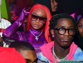 Jerrika Karlae and Young Thug Party At Elleven 45