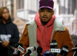 Chance The Rapper Holds News Conference At Chicago City Hall