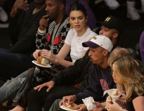 Celebrities Attend Los Angeles Lakers vs Philadelphia 76ers game