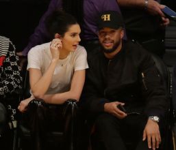 Celebrities Attend Los Angeles Lakers vs Philadelphia 76ers game