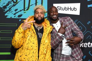 Odell Beckham Akbar Biamila 2019 Bud Light Super Bowl Fest/ EA Sports Bowl