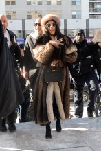 Cardi B Wears Full Length Fur For NYC Court Appearance