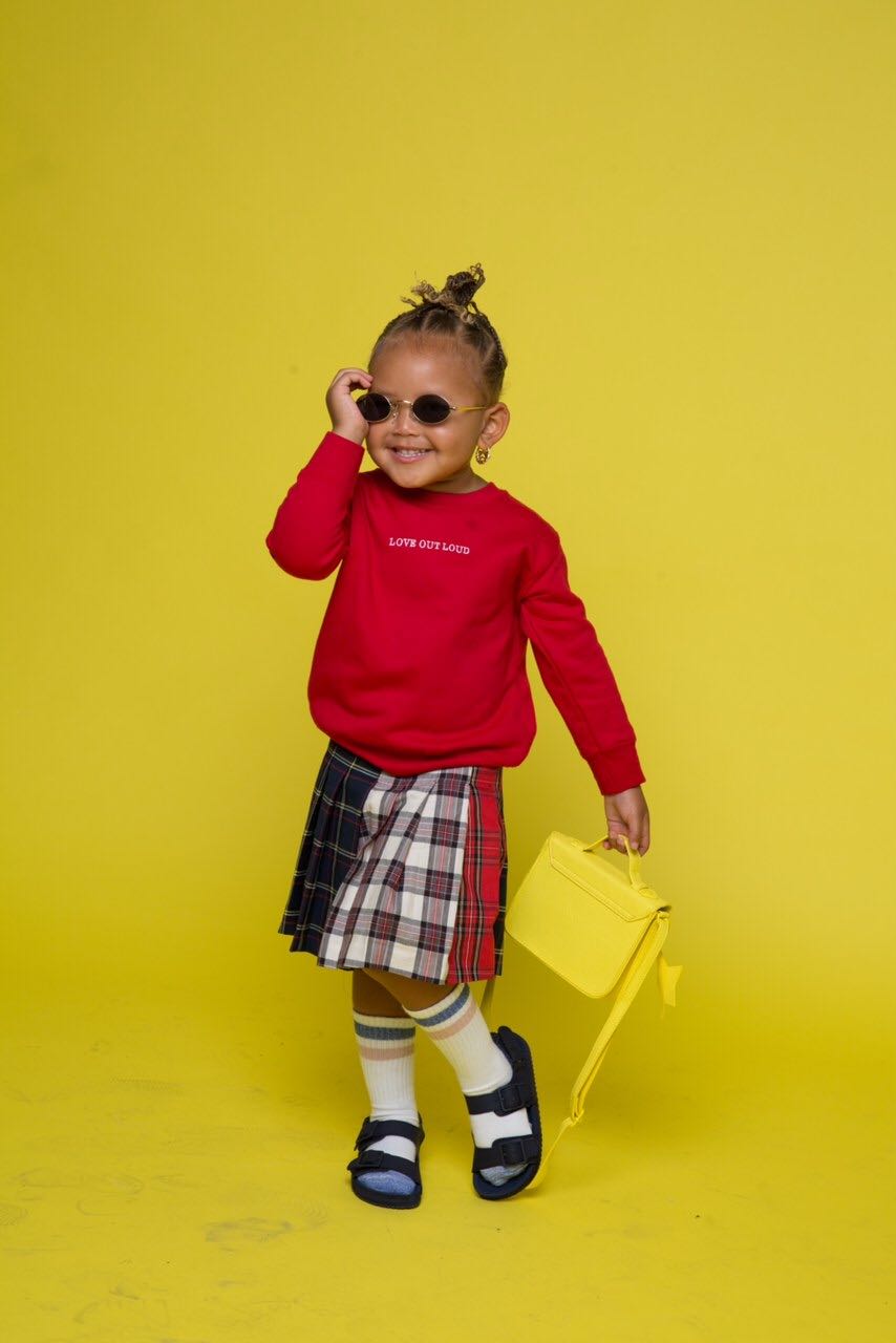 YG's Daughter Harmony Ava Lynn launched a kids clothing line @loveoutloud