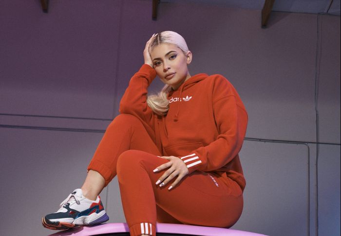 Kylie Jenner fronts Adidas Originals Falcon SS/19 campaign