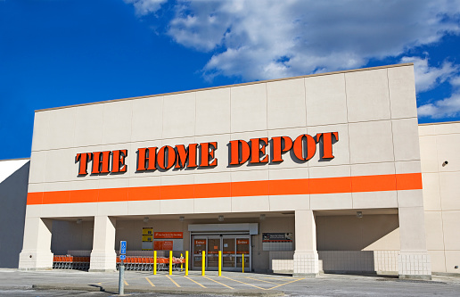Entrance to Home Depot Store