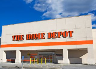 Entrance to Home Depot Store