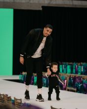 Jayson Tatum and Deuce Rookie USA Fashion Show