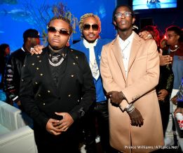 Gunna Future Young Thug 'Drip Or Drown' Album Release Party At Georgia Aquarium