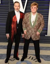 David Furnish Elton John 2019 Oscars Vanity Fair Party