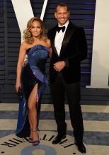 Jennifer Lopez Alex Rodriguez 2019 Oscars Vanity Fair Party