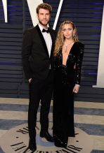 Miley Cyrus Liam Helmsworth 2019 Oscars Vanity Fair Party
