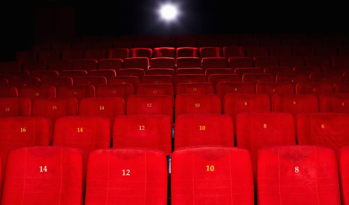 Cinema hall seats