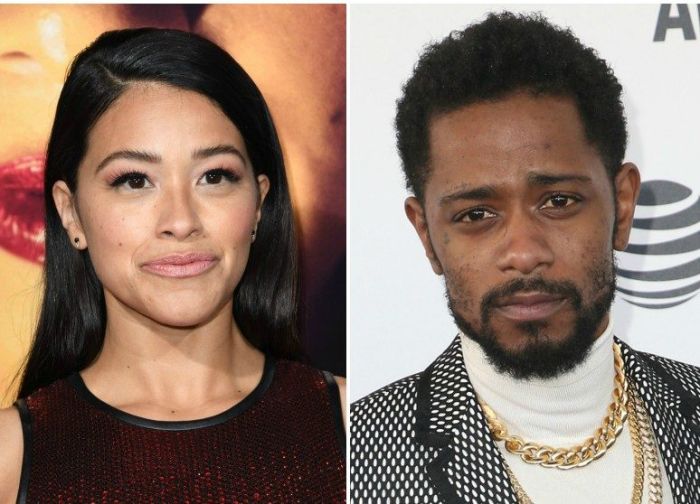 Gina Rodriguez and Lakeith Stanfield side-by-side