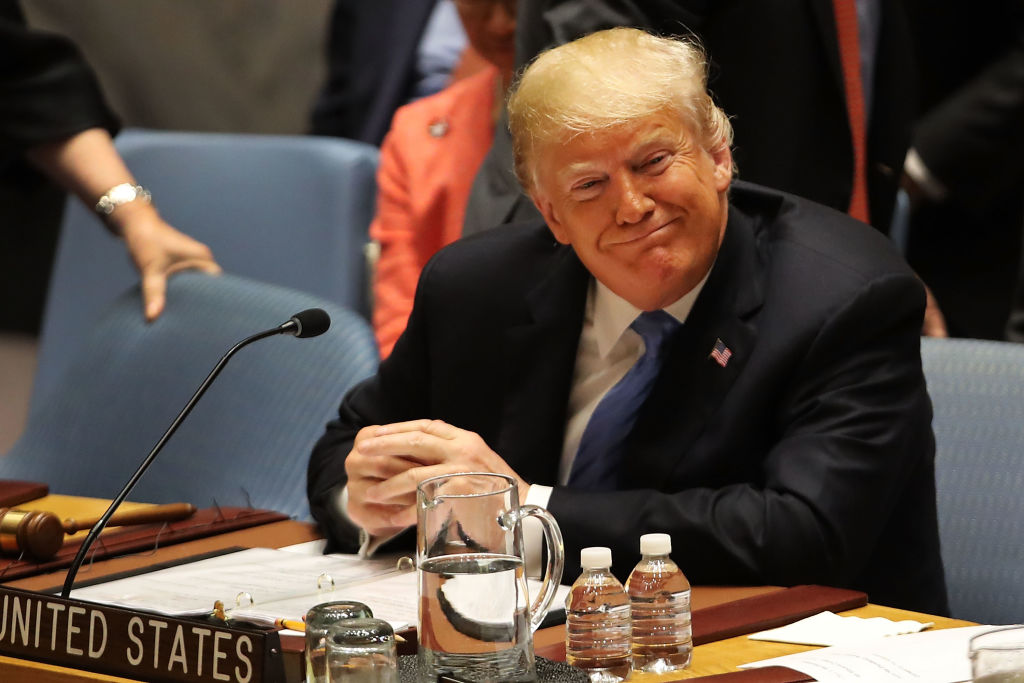 President Donald Trump Chairs UN Security Council Meeting On Iran
