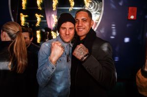 Idris Elba at Fleur Room at Moxy Chelsea