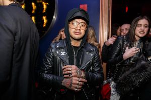 Idris Elba at Fleur Room at Moxy Chelsea