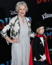 Helen Mirren Waylon Hackford Attend Los Angeles Premiere of Disney's live action Dumbo Film