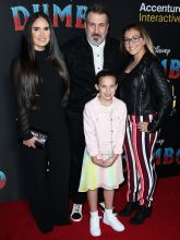 Joey Fatone and family Attend Los Angeles Premiere of Disney's live action Dumbo Film