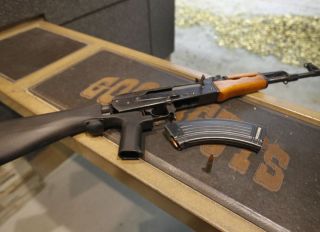 Semi-Automatic Rifles Equipped With Bump Stocks Used At Gun Range