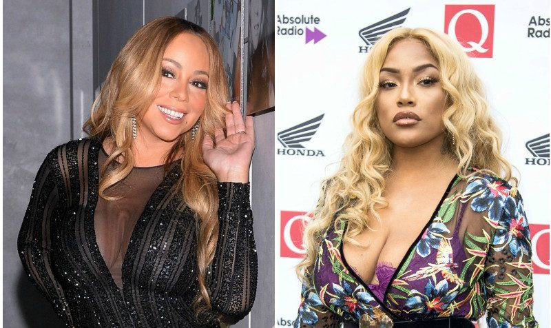 Mariah Carey and Stefflon Don side-by-side