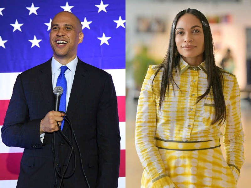 Cory Booker teases White House wedding with girlfriend Rosario Dawson