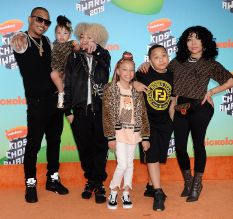 T.I. Tiny and family attend 2019 Nickelodeon Kids Choice Awards