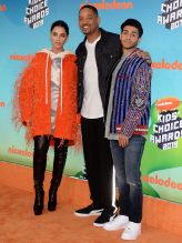Naomi Scott and Will Smith attend 2019 Nickelodeon Kids Choice Awards
