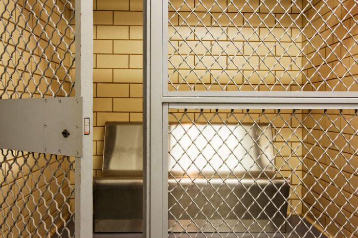 Empty Jail Holding Cell