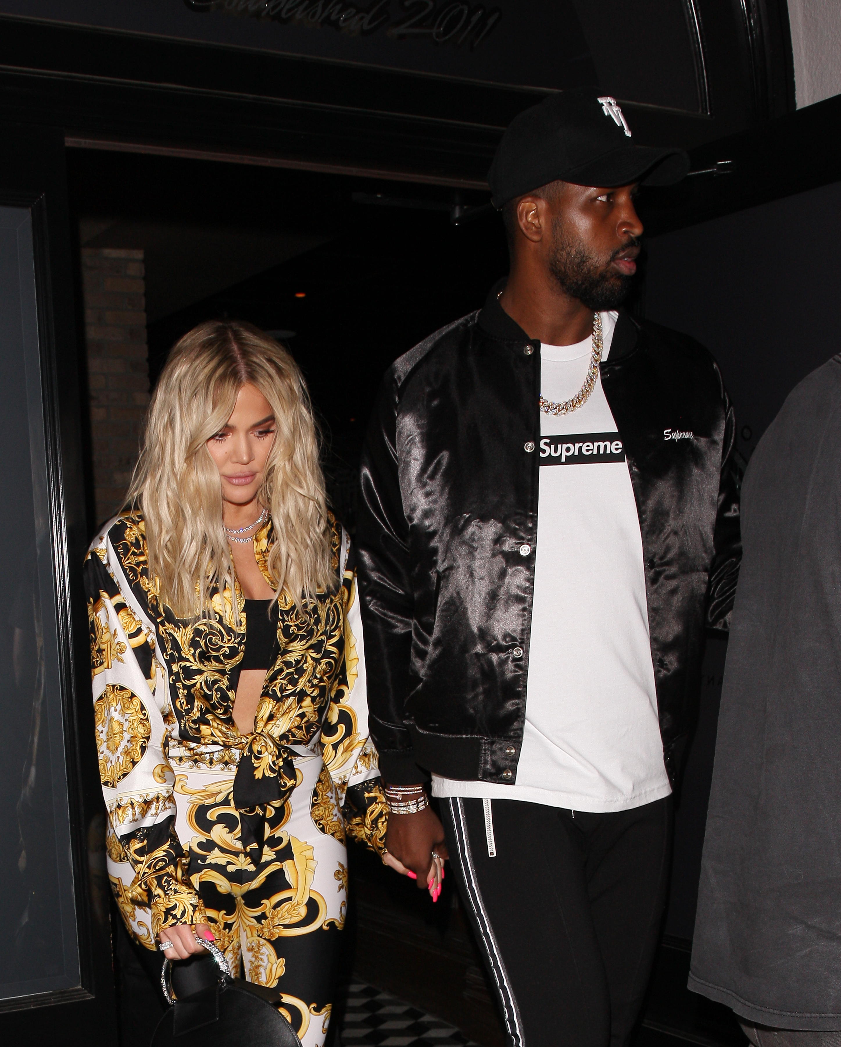 Khloe Kardashian and Tristan Thompson