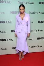 Ashton Sanders, Suzan Lori Parks, Kiki Layne, Sanaa Lathan attend NYC Screening HBO Film Native Son