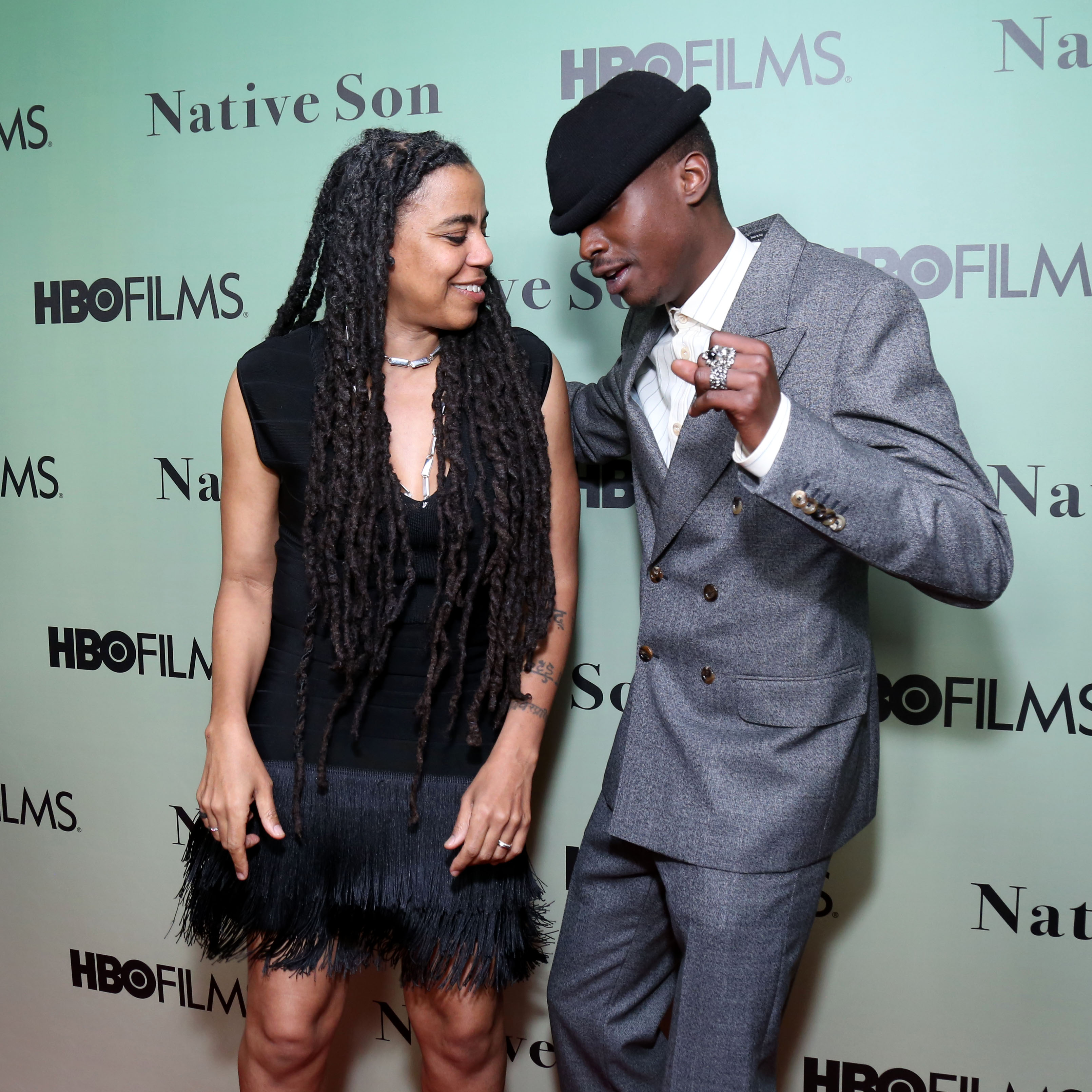 Ashton Sanders, Suzan Lori Parks, Kiki Layne, Sanaa Lathan attend NYC Screening HBO Film Native Son