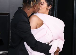 Kylie Jenner and Travis Scott at the Grammy's