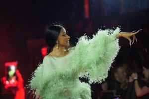 Cardi B Performs at Kaos Dayclub Opening At Palms Casino & Resort