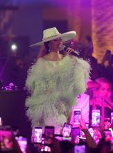 Cardi B Performs at Kaos Dayclub Opening At Palms Casino & Resort