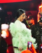 Cardi B Performs at Kaos Dayclub Opening At Palms Casino & Resort