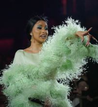 Cardi B Performs at Kaos Dayclub Opening At Palms Casino & Resort