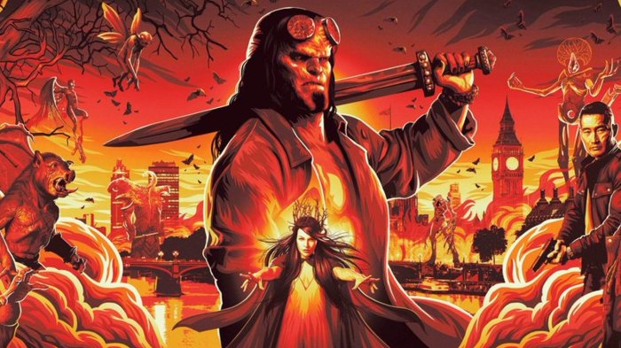 "Hellboy" Stars Milla Jovovich, David Harbour, Ian McShane & Daniel Dae