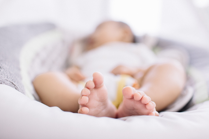 Toes of a 2 month old