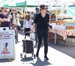 Charlize Theron with daughters Jackson and August