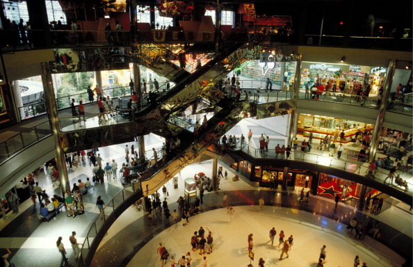 Mall Of America In Minneapolis, United States In August, 1992.