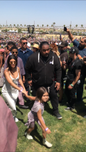 Kourtney Kardashian Penelope Kanye West Sunday Service At Coachella