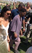 Kendall Kid Cudi Kanye West Sunday Service At Coachella