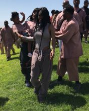 Teyana Taylor Junie Kanye West Sunday Service At Coachella