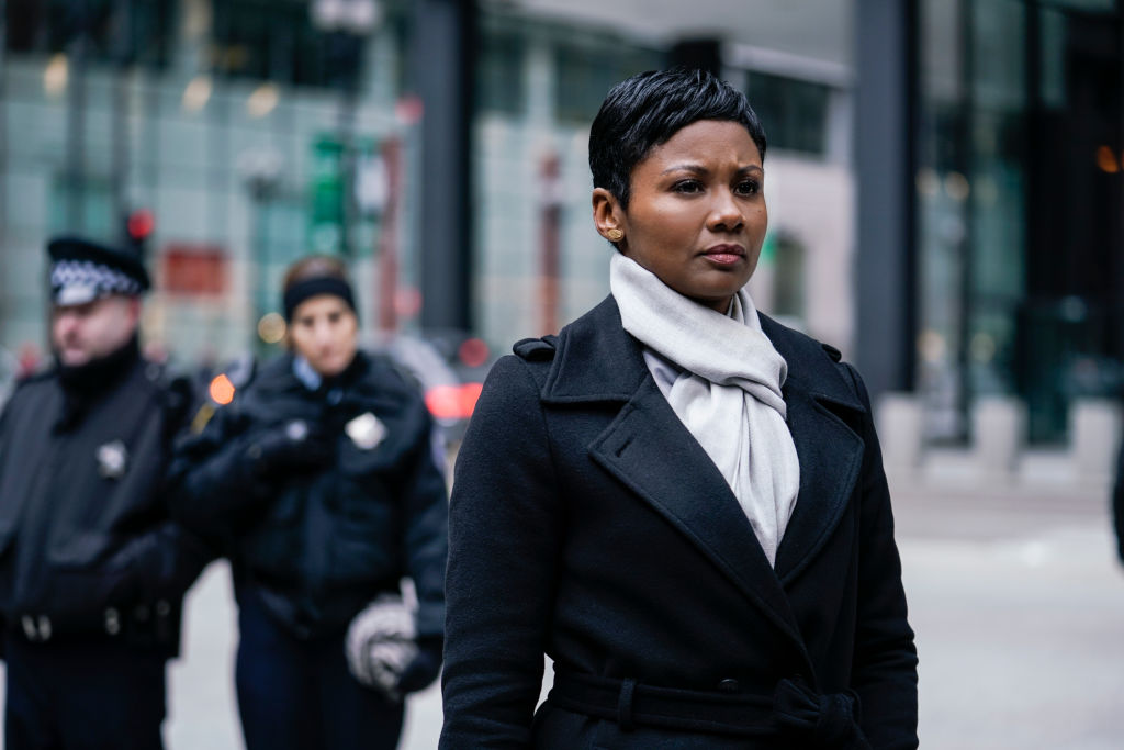 Emayatzy Corinealdi on CBS The Red Line